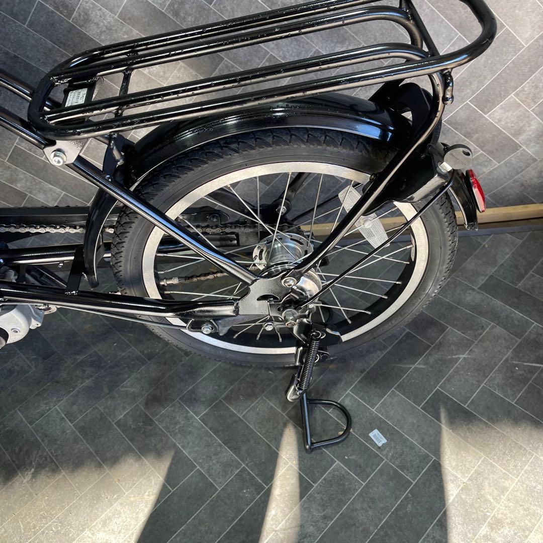 電動アシスト自転車 シティタイプ ブラック 前カゴ付き