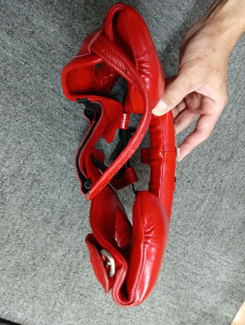 REYES レイジェス ヘッドギア Mレッド 赤