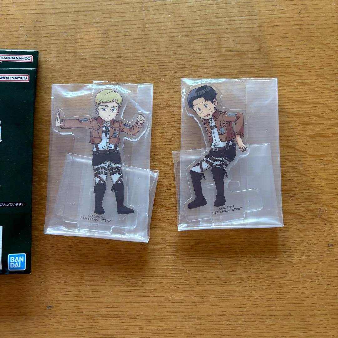 一番くじ 進撃の巨人 A賞 B賞 ラストワン賞 フィギュア3点セット　下位賞付き
