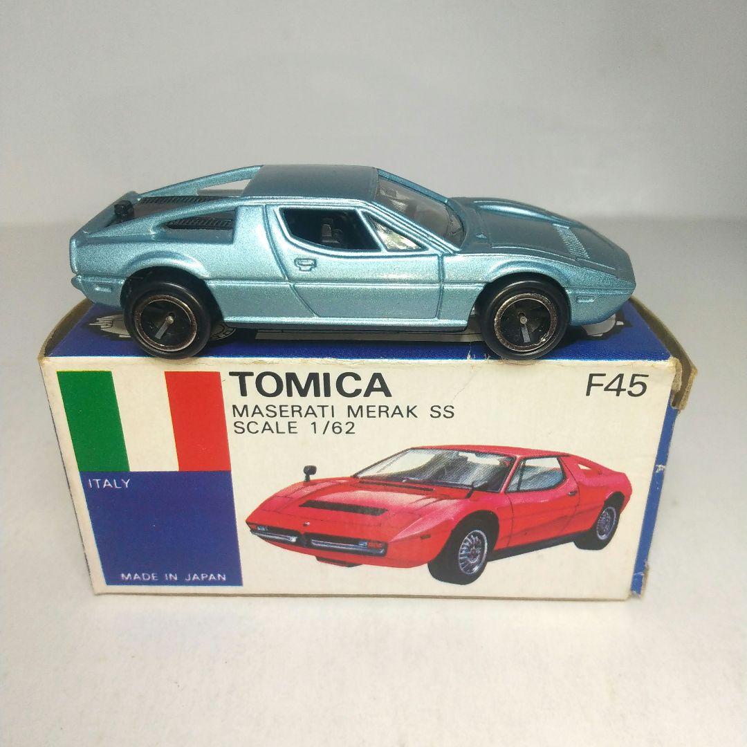 (3854)トミカ 青箱 日本製 マセラティ メラク SS 一般輸出