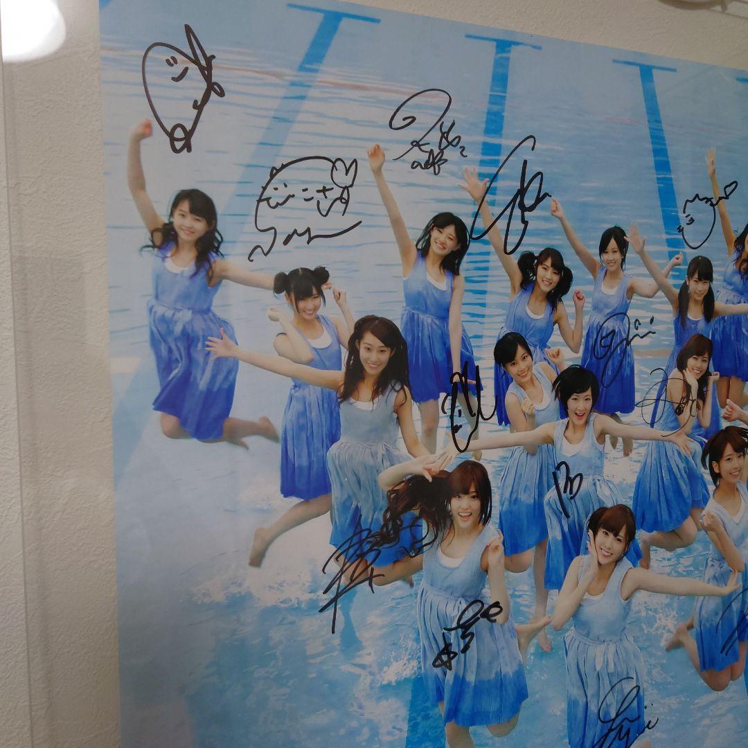 乃木坂46　ガールズルール　選抜メンバー全員サイン入りポスター