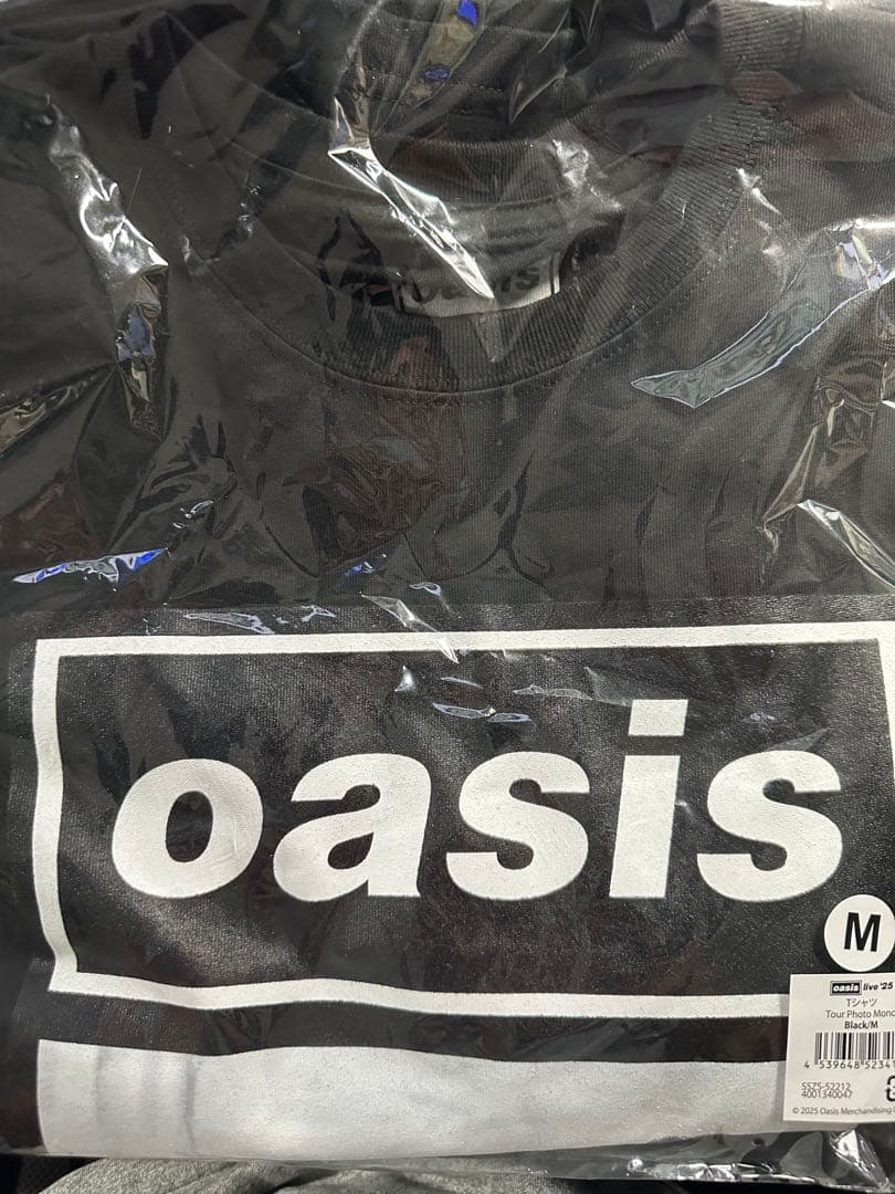 【oasis】 oasis live’25 Tシャツ ブラック M