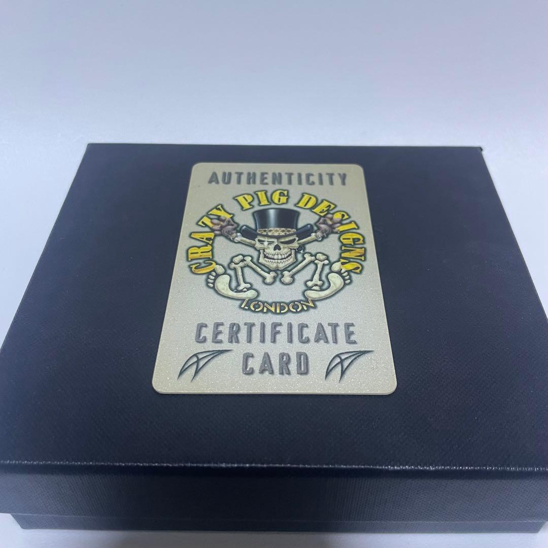 定価79640円 CRAZY PIG EVIL SKULL RING SMALL