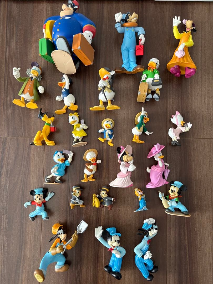 【超希少】レトロディズニーミッキー&フレンズフィギュア24体まとめ売りセット