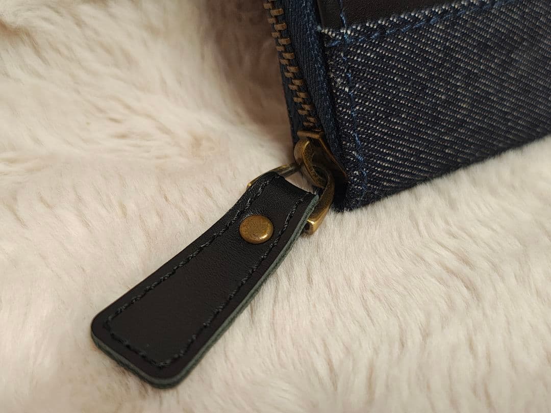 革コンビラウンドジップペンケース2　ラダイト/LUDDITE