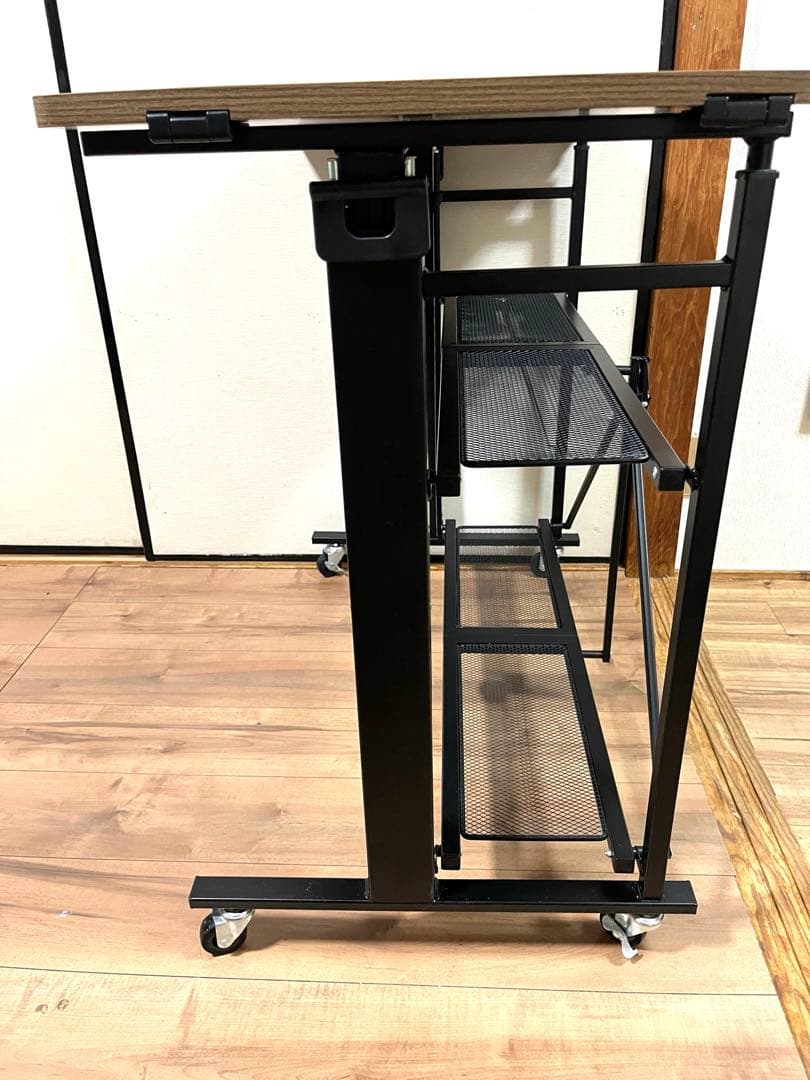 E-WIN スタンディングデスク 高さ調整 テーブル PC 在宅 SD92-BK