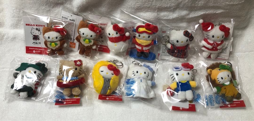 ハローキティ　LOWRYS FARM　Me%　トイキーホルダー　12点セット