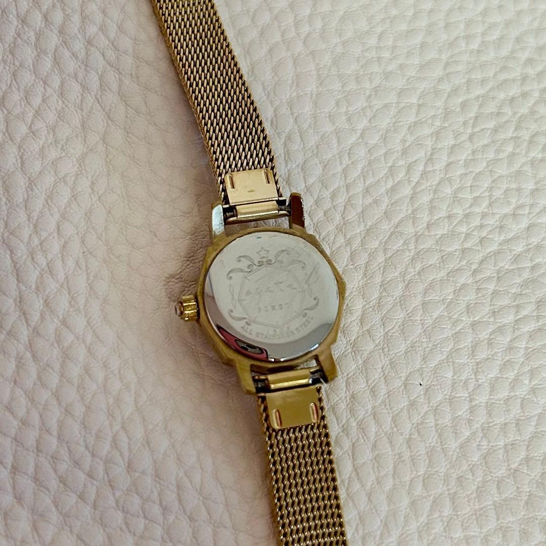 美品⭐︎ agete ドレスウォッチ　ゴールドメッシュベルト