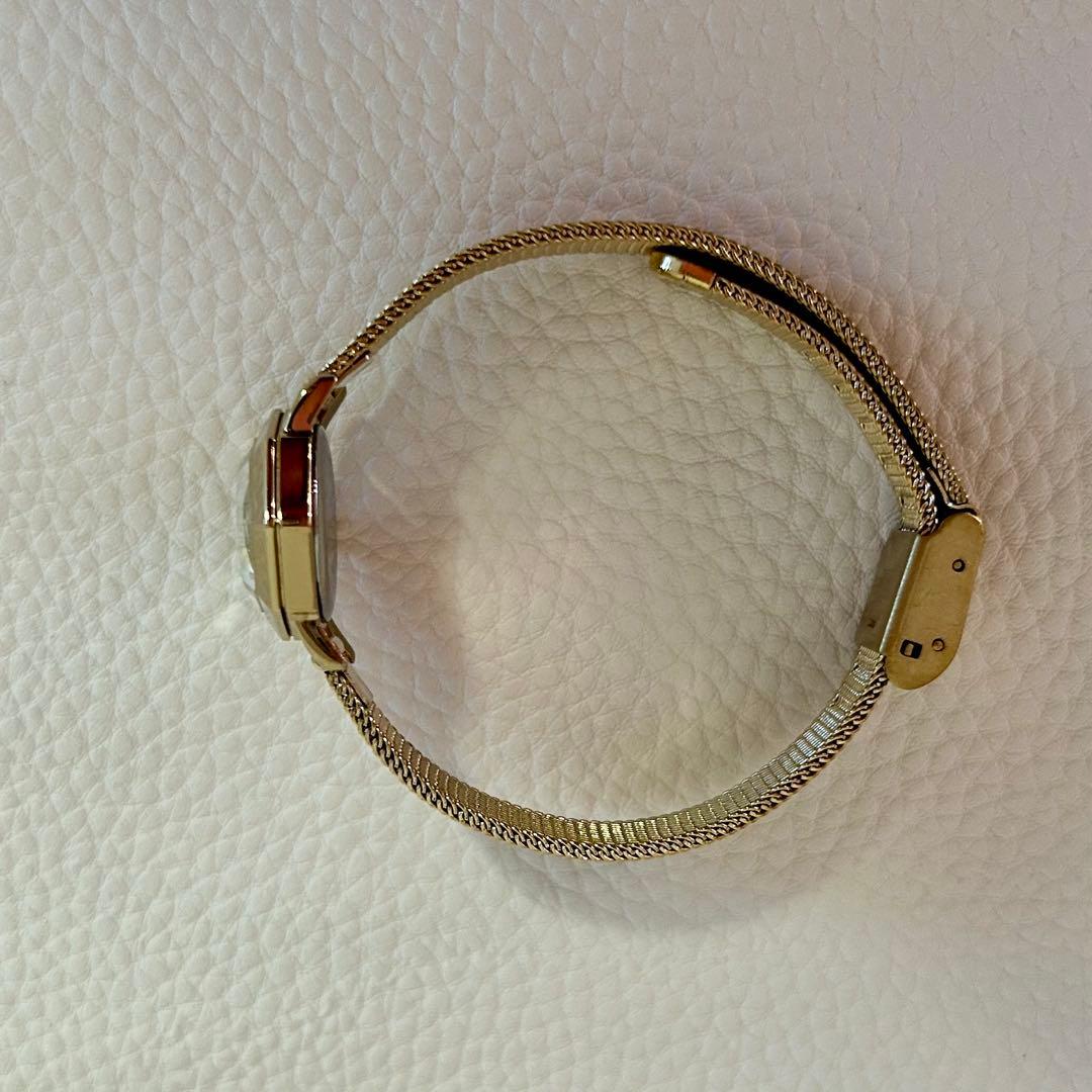 美品⭐︎ agete ドレスウォッチ　ゴールドメッシュベルト