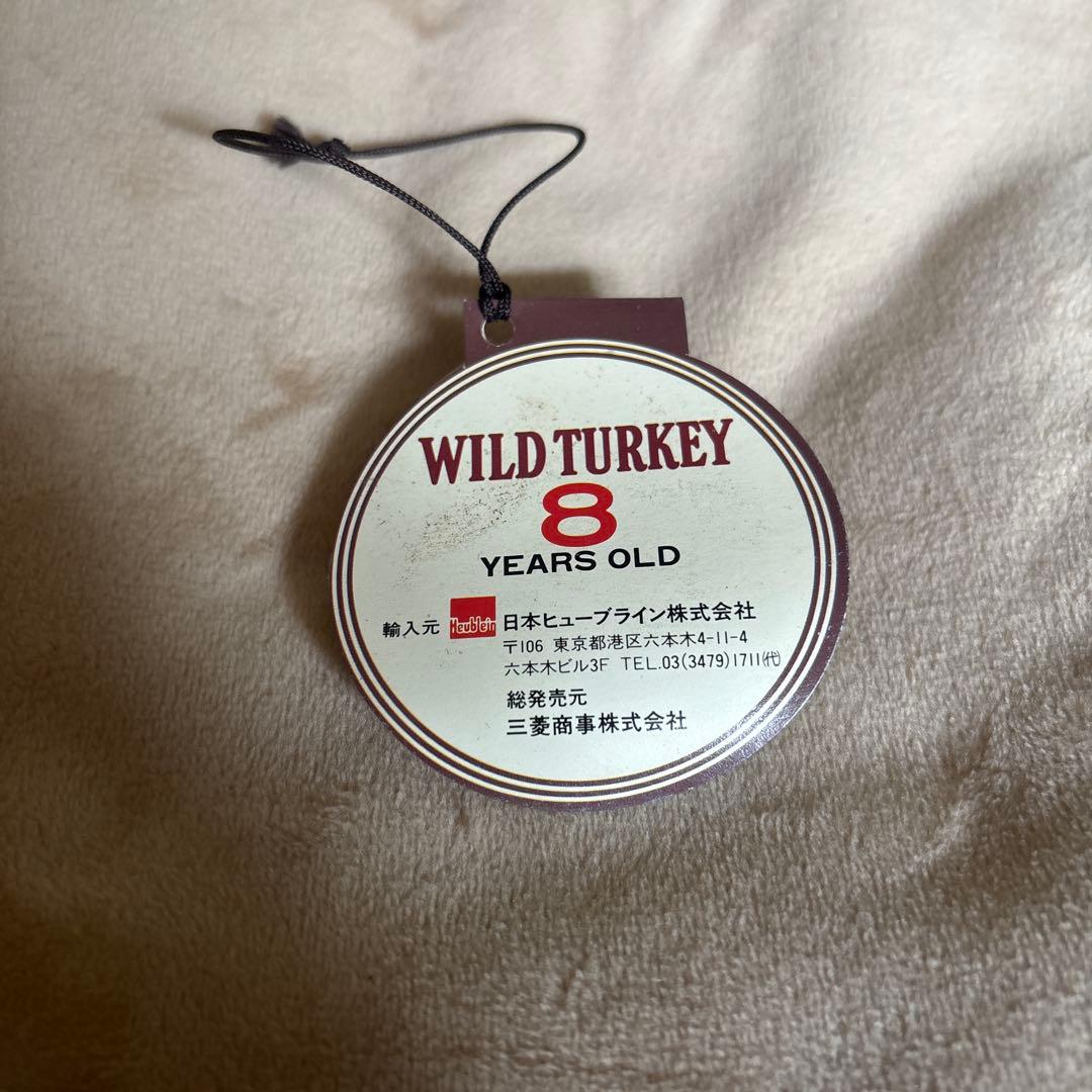 【稀少品】【未開封】ラベル付きWILD TURKEY 8年 バーボンウイスキー