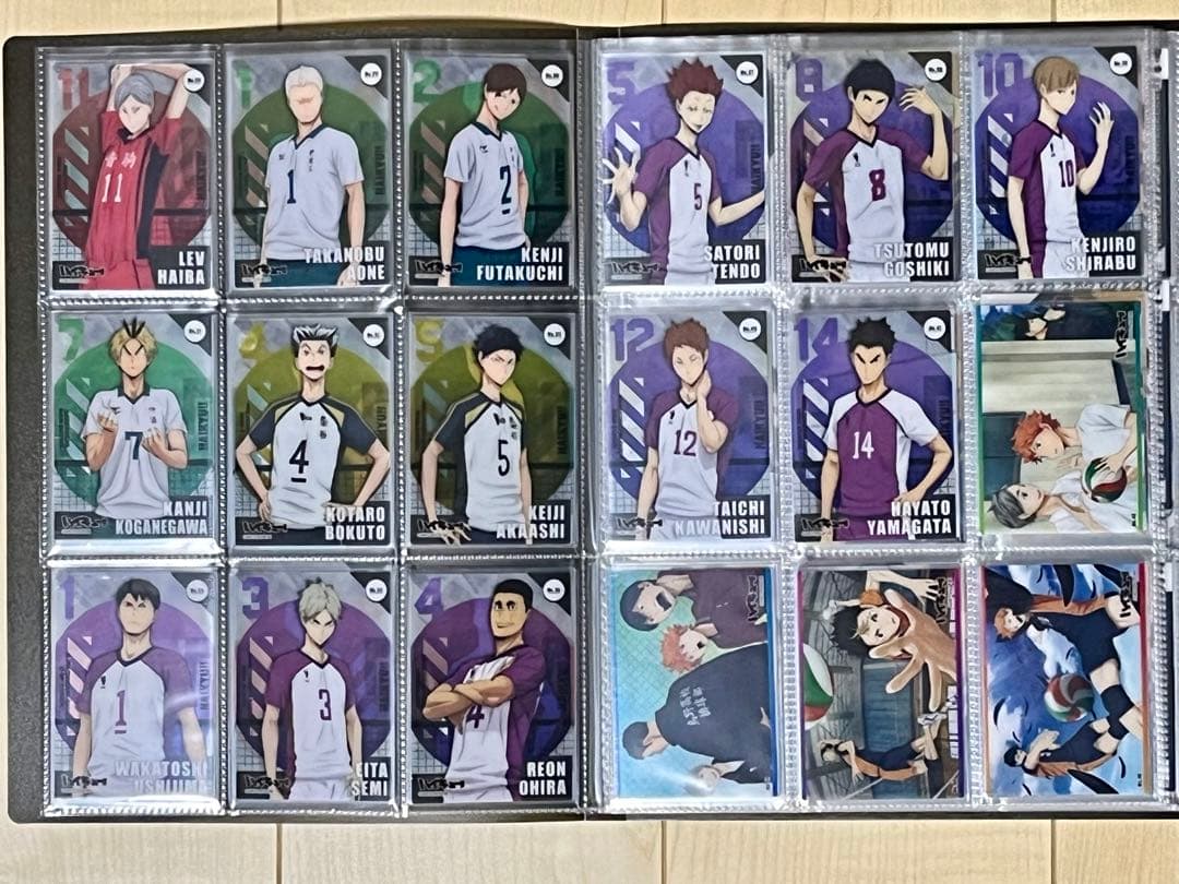 ハイキュー クリアカードコレクション1・2・3 全142種 黒①
