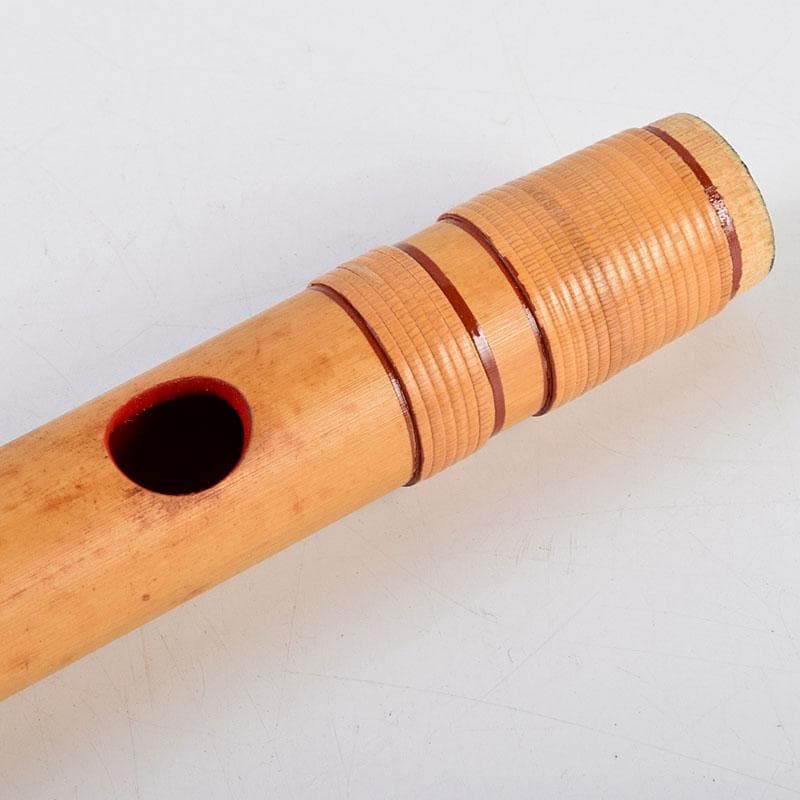 和楽器　木管楽器　喜月　横笛　竹笛　篠笛　袋付　N　8916