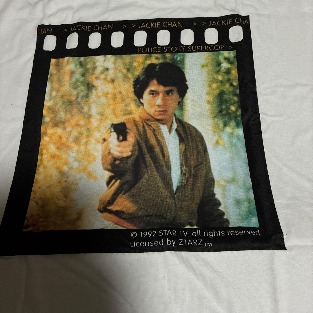 ‼️新品未使用品超希少品‼️ポリスストーリー ジャキーチェンビンテージtシャツＭ