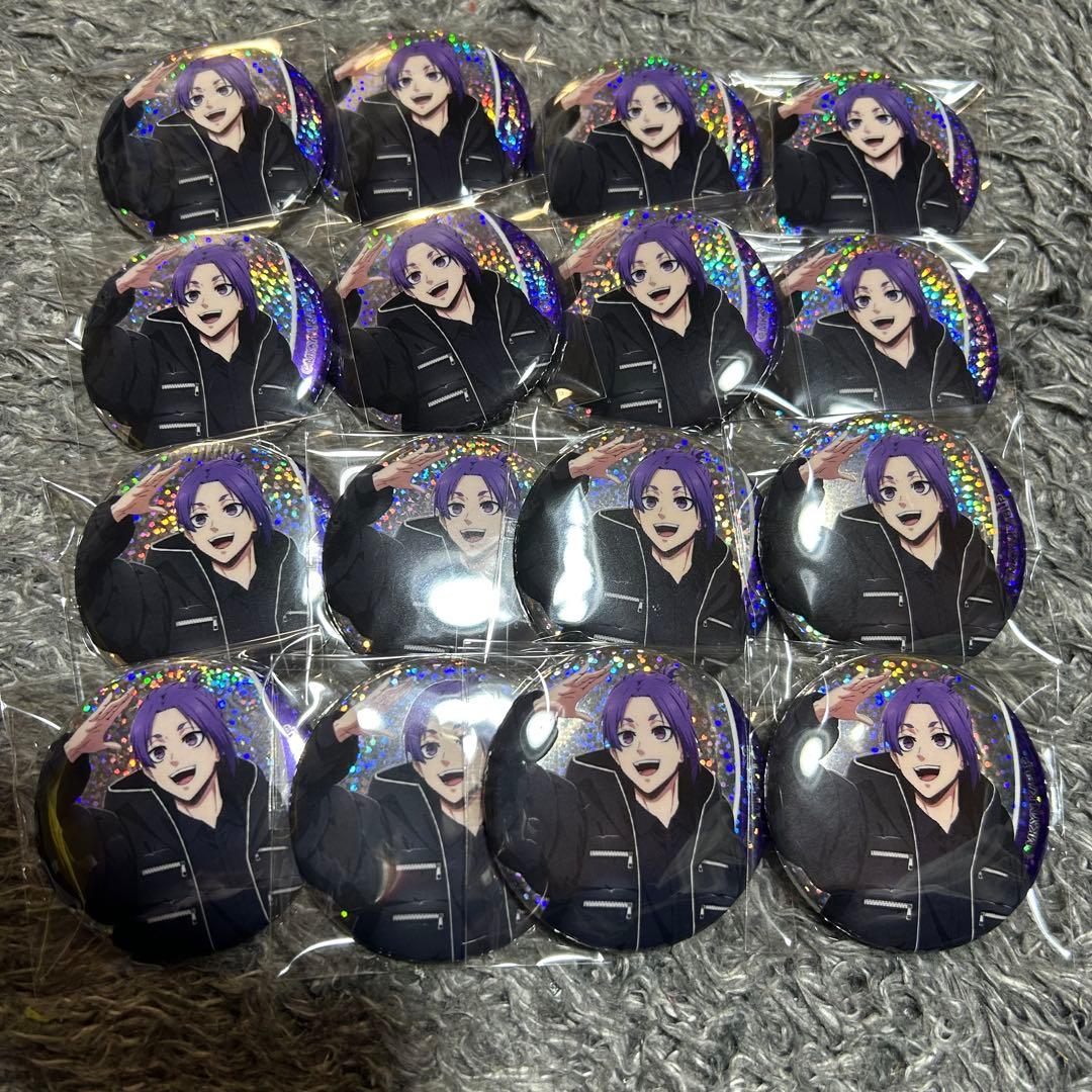 ブルーロック サンシャインサカエ　ホログラム缶バッジ 御影玲王