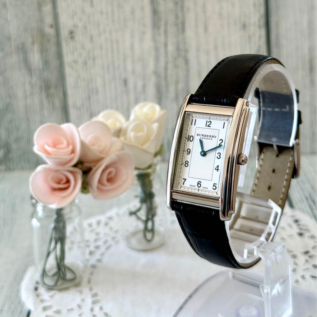【希少】BURBERRY バーバリー 12100G 腕時計 シルバー