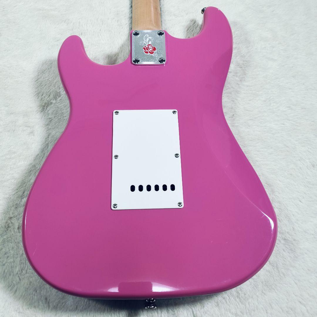 【美品】GYPSYROSE ジプシーローズ エレキギター　ピンク　ラメ入り