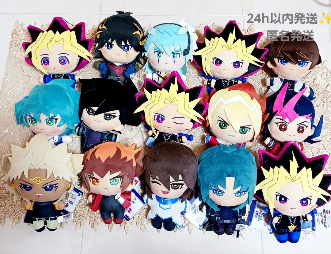 遊戯王 遊☆戯☆王 みにコレ ぬいぐるみ マスコット まとめ売り【１５体】