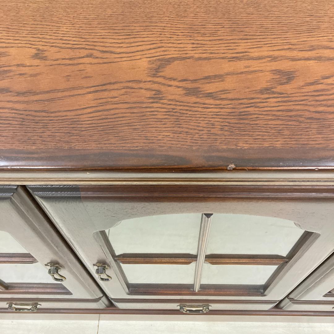 IDF太田 サイドボード　キャビネット　リビングボード　飾り棚　クリ材　ナラ材