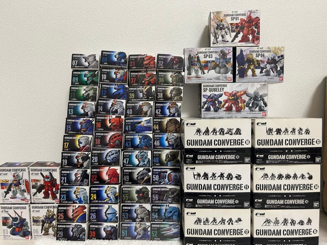 d*2様 【希少】未開封　ガンダムコンバージ　旧弾　BOX 引退　まとめ売り