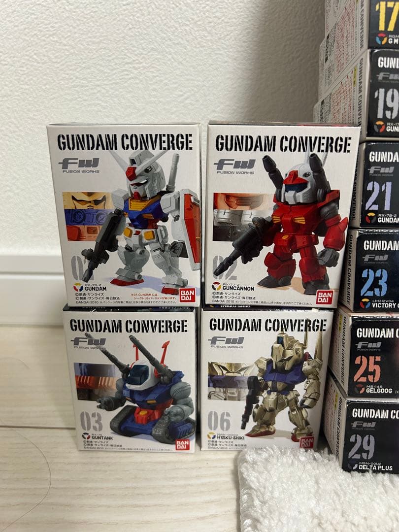 d*2様 【希少】未開封　ガンダムコンバージ　旧弾　BOX 引退　まとめ売り