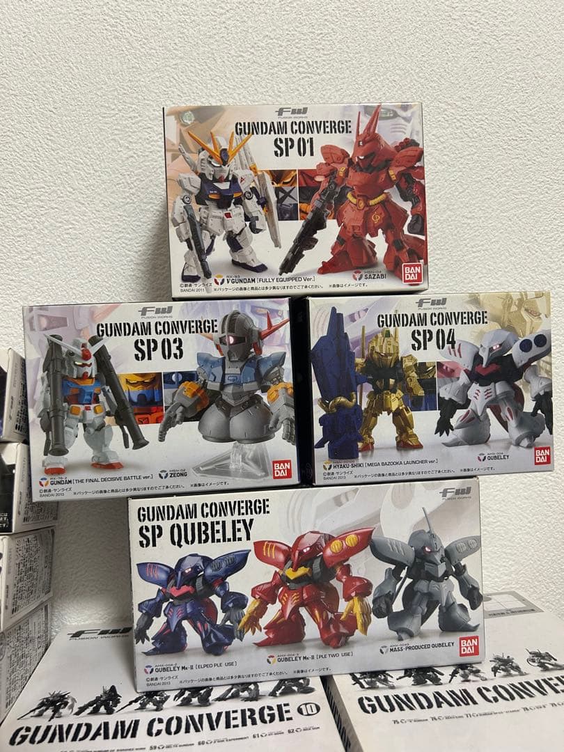 d*2様 【希少】未開封　ガンダムコンバージ　旧弾　BOX 引退　まとめ売り