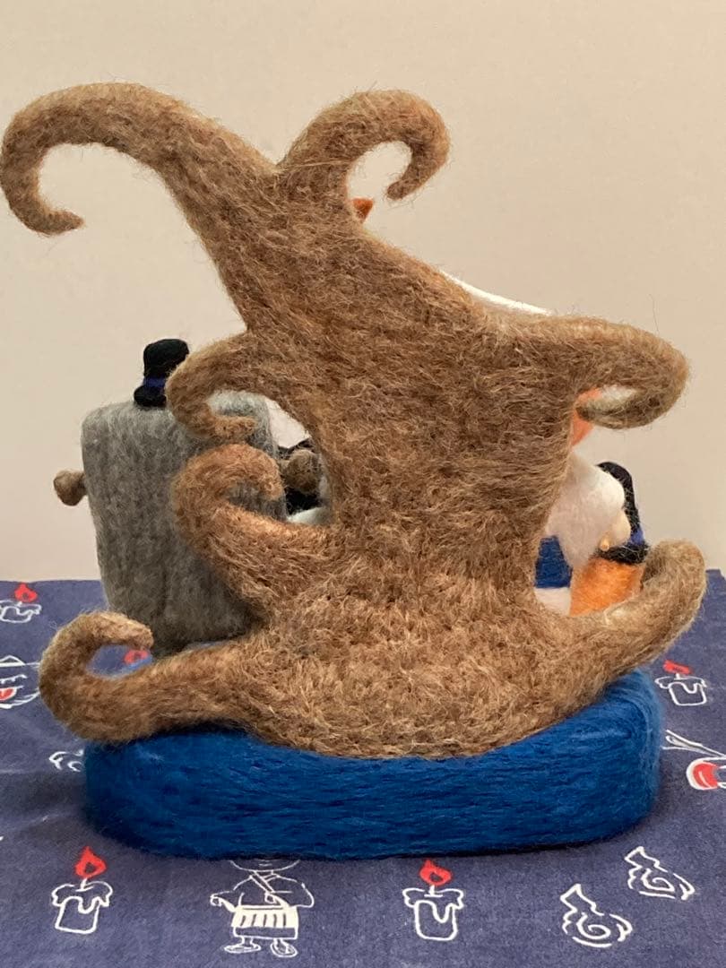 羊毛フェルト　ハロウィン妖怪百鬼夜行