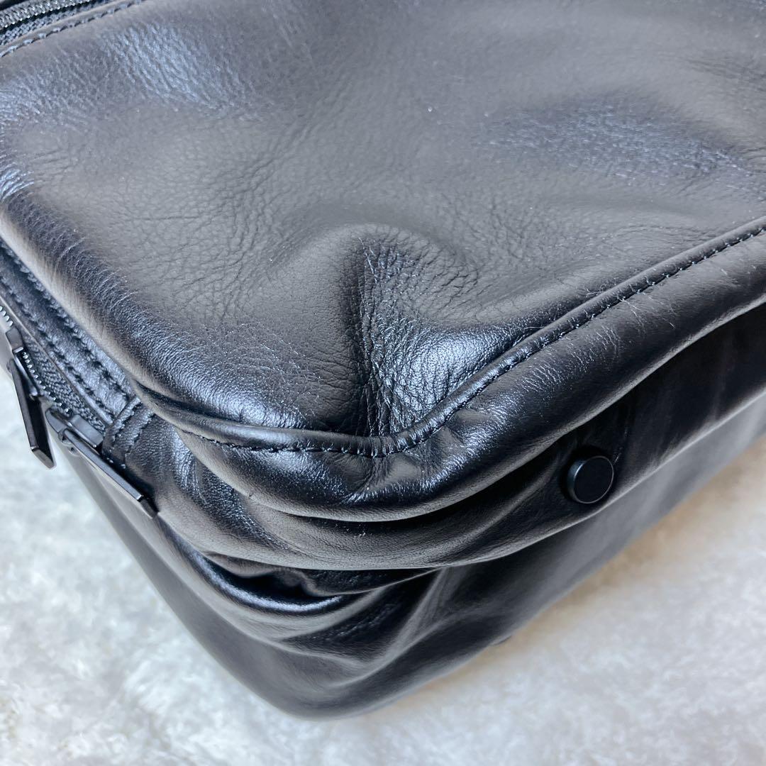 【定価10万】PORTER ポーター タイム 2way レザー ビジネスバッグ