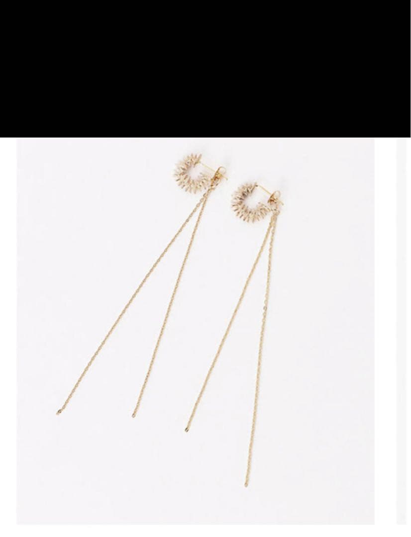 kaoru カレイドキャッチチェーンピアス