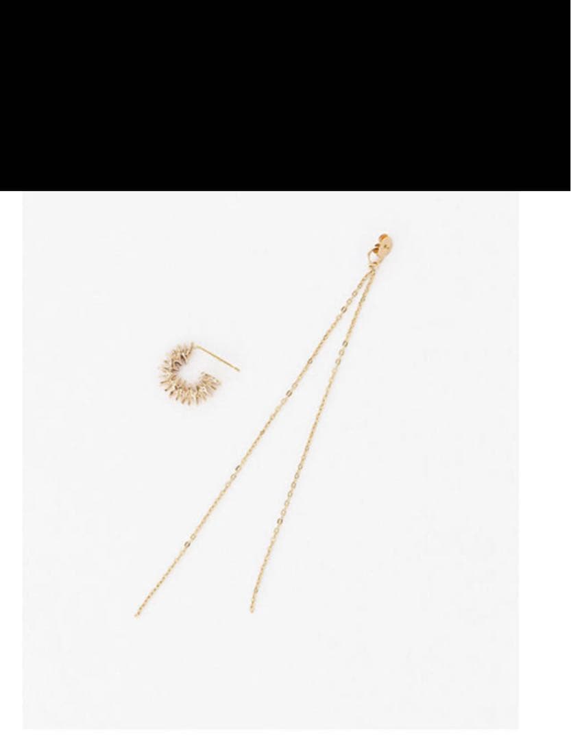 kaoru カレイドキャッチチェーンピアス