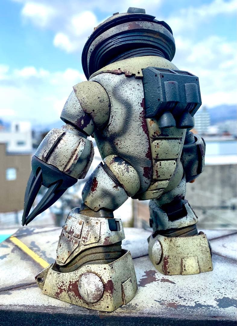 ガンプラ HGUC 1/144 MSM-04 アッガイ 都市迷彩 完成品