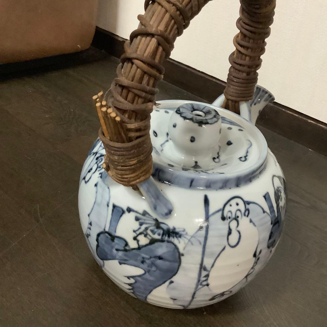 清水焼　大野瑞昭窯　大きな急須