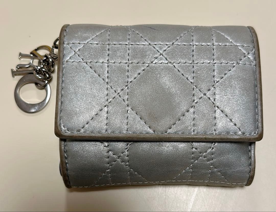 危*知様 DIOR ❤️キルティング　三つ折り財布