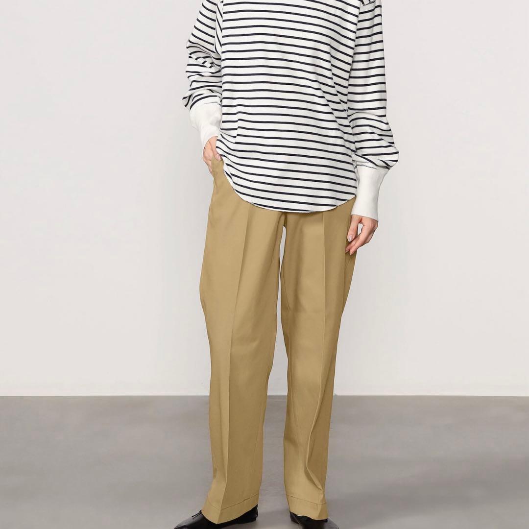 パンツ THE SHINZONE WASHED HIGHWAISTCHINO WOMEN