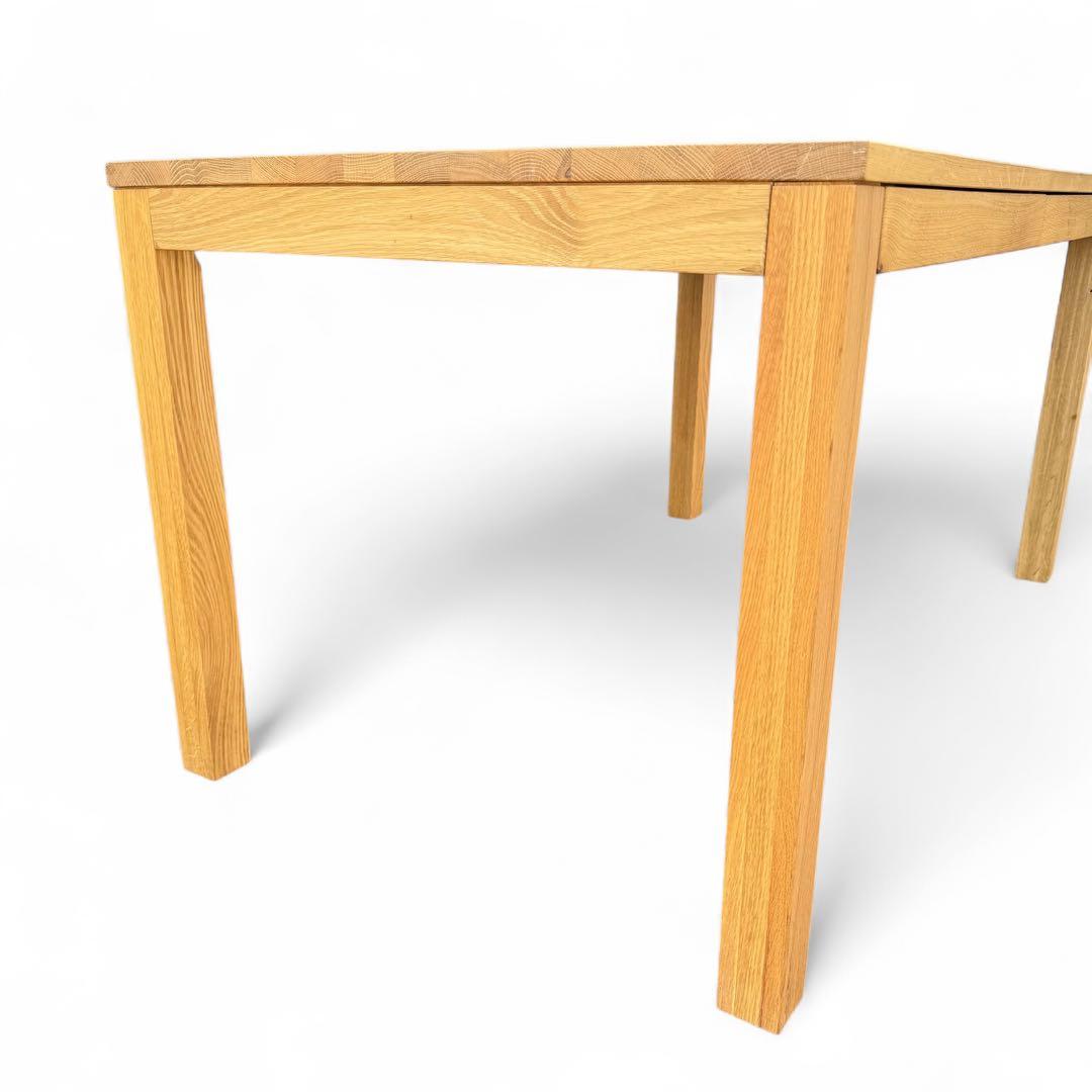 【美品】無印良品 MUJI 140cm ダイニングテーブル 引出付 2021年