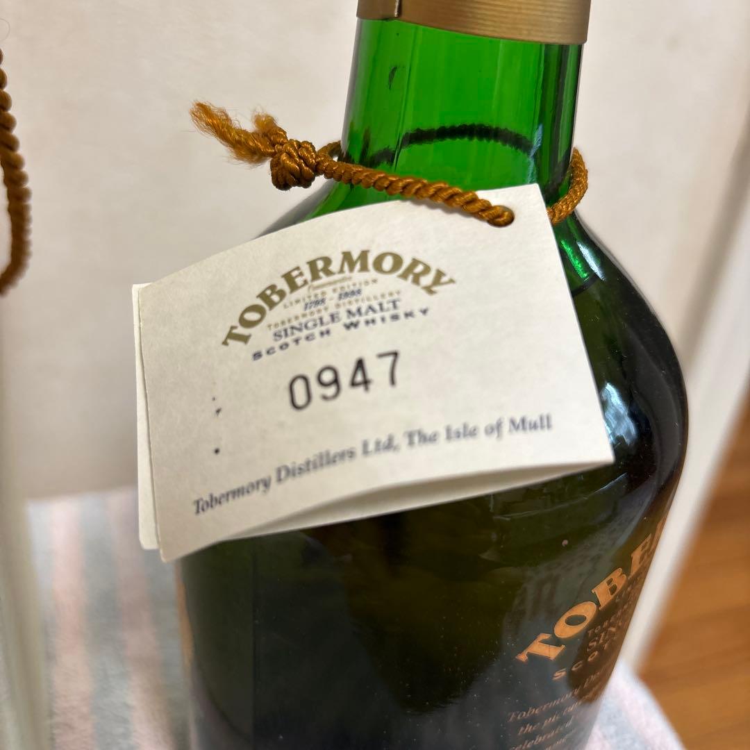 トバモリー　創立200周年記念ボトル　1798-1998 70cl 40%