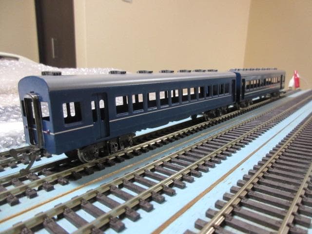 ミニ ブルートレイン列車セット（HOゲージ） （金属製/カツミ・エンドウ製品）