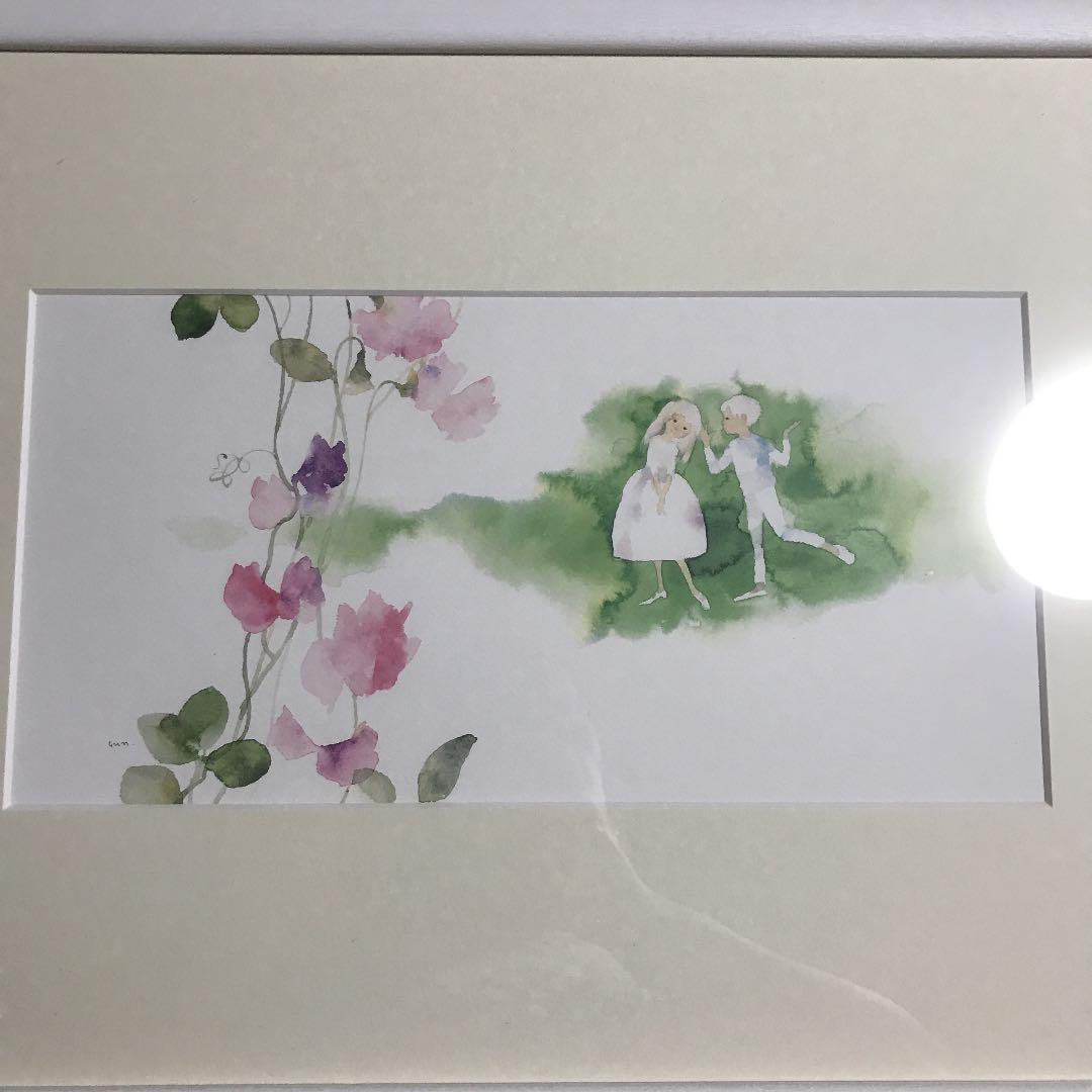 いわさきちひろ 水彩画 新品 箱付き 美品 最終値下げ