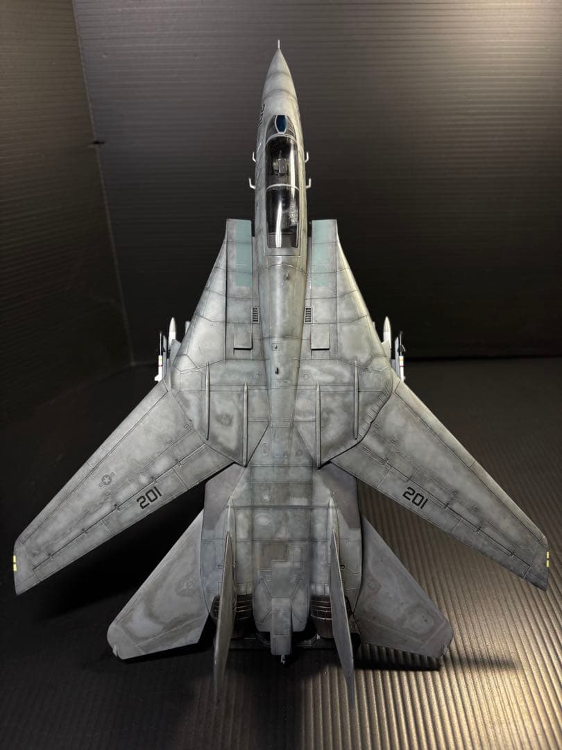 F14A トムキャット　ロービジ仕様　1/72 プラモデル完成作品