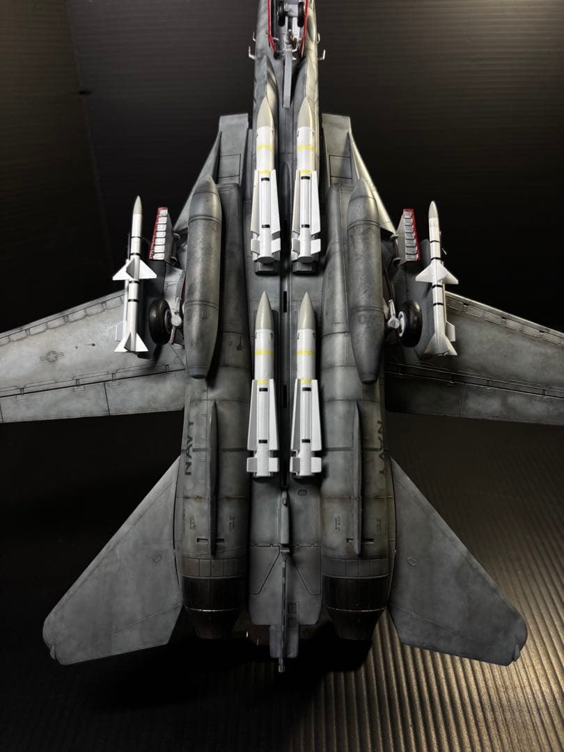 F14A トムキャット　ロービジ仕様　1/72 プラモデル完成作品