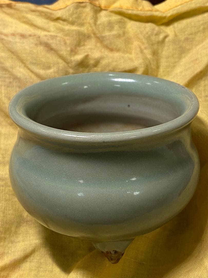 龍泉窯　天龍寺青磁　香炉・龙泉窑香炉