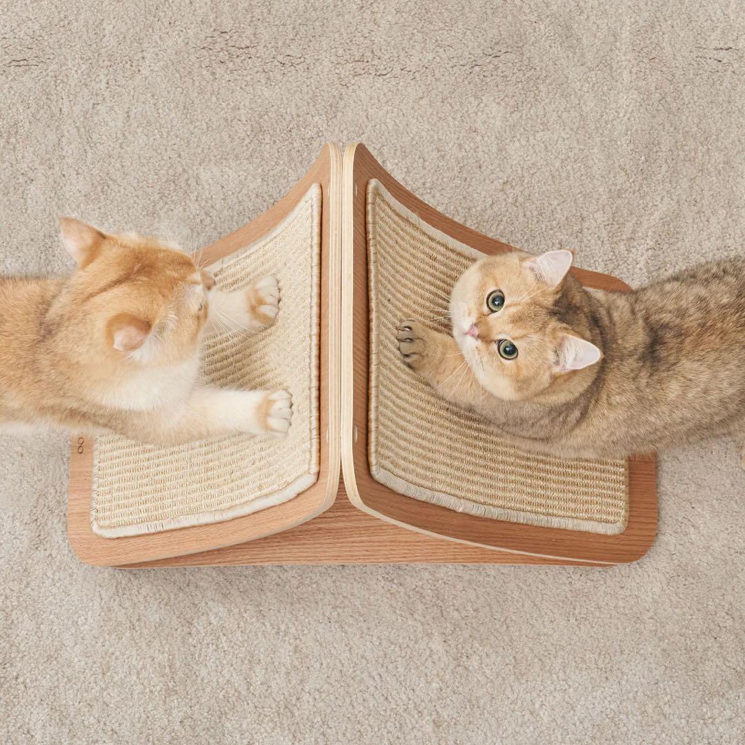 MYZOO マイズー 爪とぎ TRIPAWS 猫用品 猫 据え置き 賃貸 猫用品