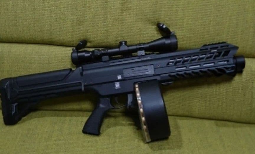 (美品)　東京マルイ　電動ショットガン　SGR-12 ドラムマガジン付き