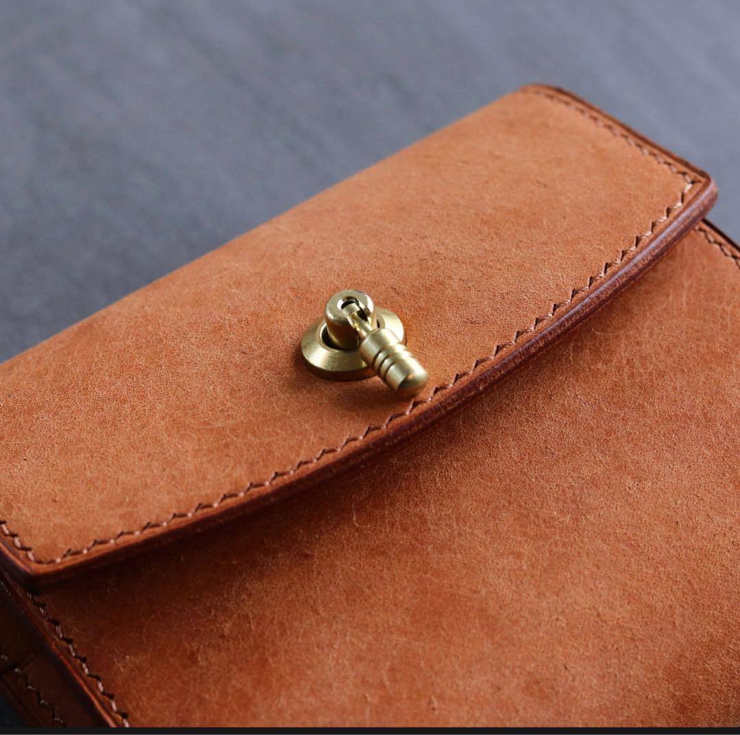 ミニウォレット / マルゴー【Ricco mini】　Brown（ブラウン）新品