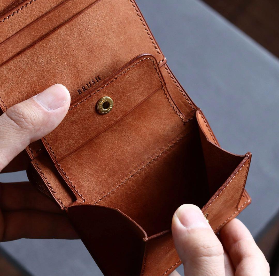 ミニウォレット / マルゴー【Ricco mini】　Brown（ブラウン）新品