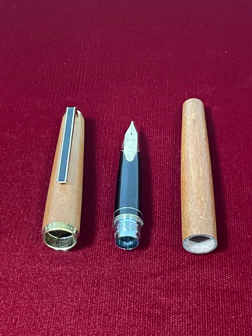 極美品　1972年製　初代 高級天然　イタヤカエデ 大型18K パイロット