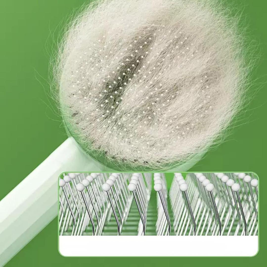 スリッカーブラシ コーム付き ペットブラシ 犬 猫