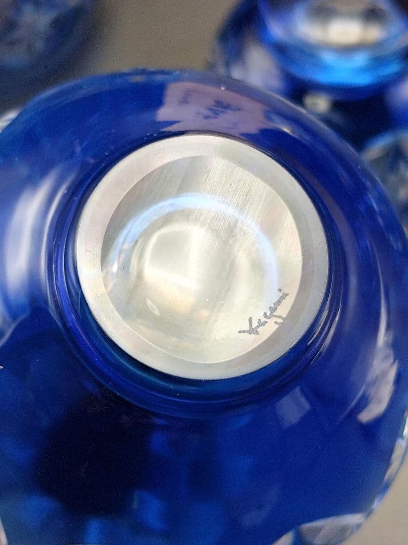 定価86350円？未使用☆カガミクリスタル 酒器揃（切子 江戸切子 薩摩切子）