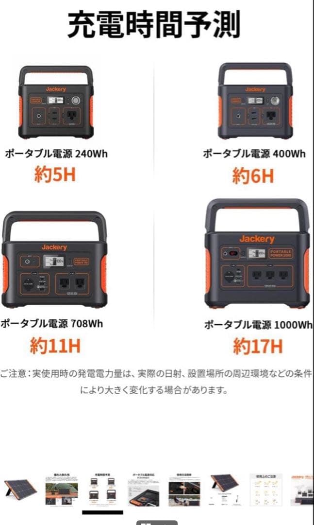 【未使用品】Jackery SolarSaga 100W ソーラーパネル