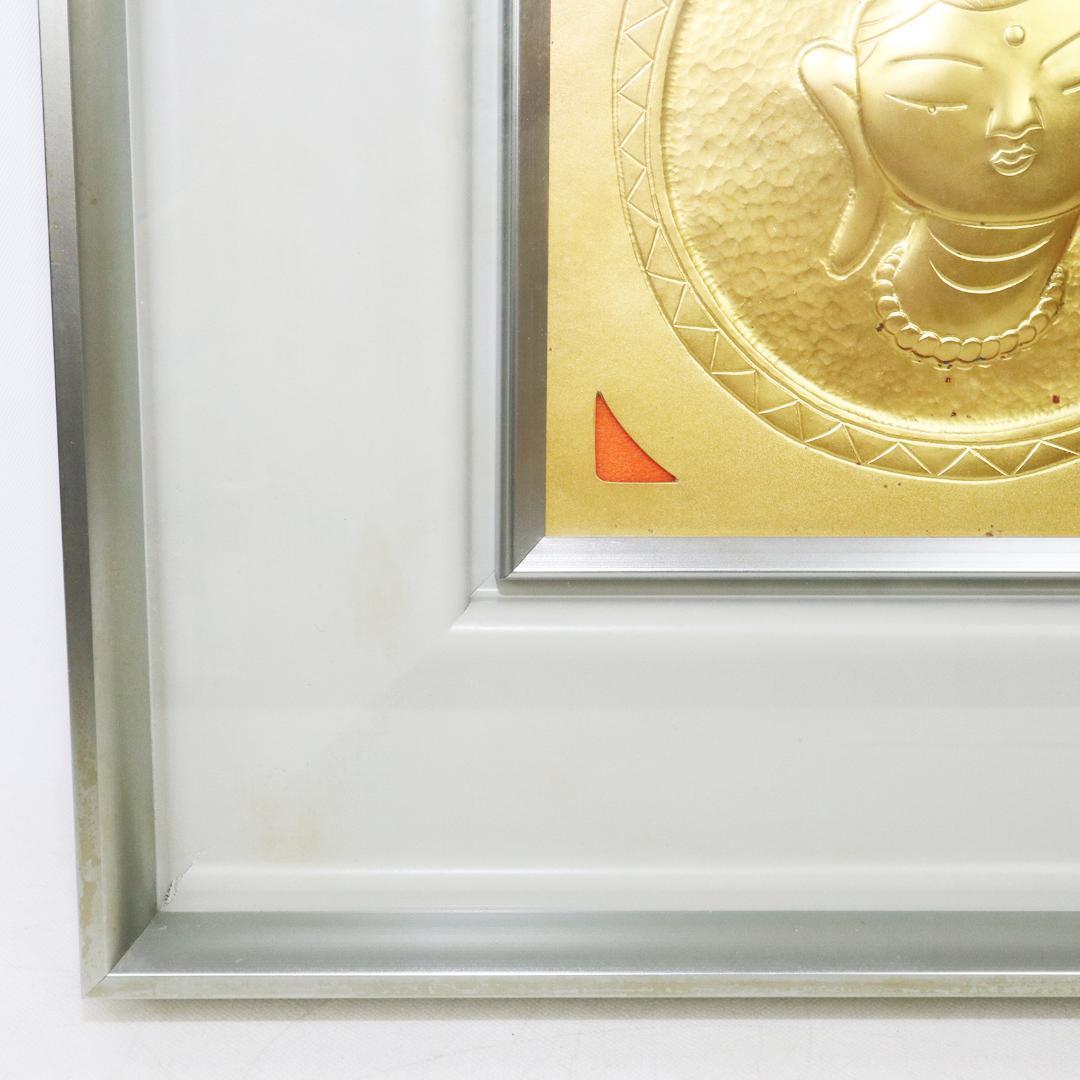 金森映井智「聖童子」彫金 共シール 人間国宝