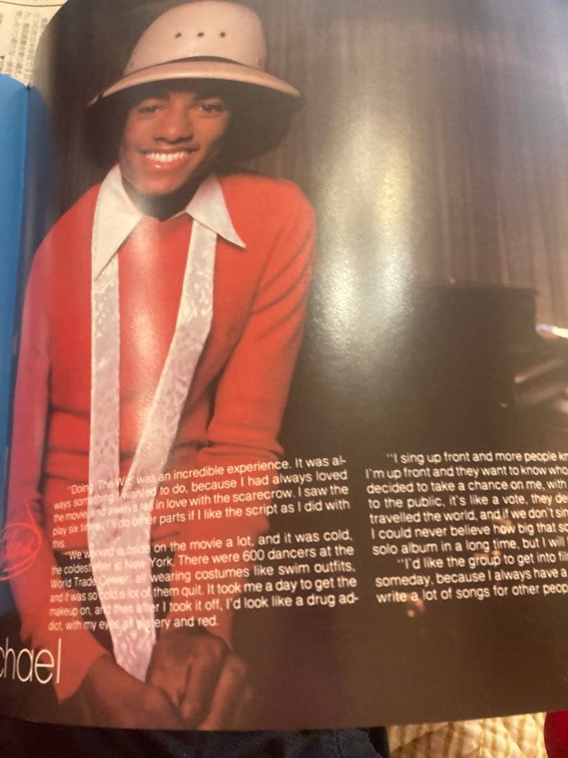 マイケルジャクソンジャクソンズ1979ツアーパンフレットmichael